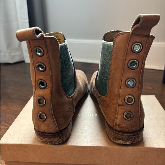 Free People Tan Leather Women’s Boots - Picture 3 of 5